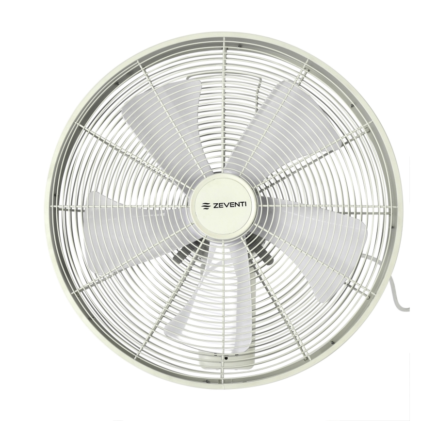 ZEVENTI - Stenski ventilator FREEZE 50W/230V pr. 40 cm bela + Daljinski upravljalnik