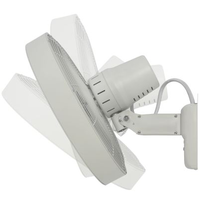 ZEVENTI - Stenski ventilator FREEZE 50W/230V pr. 40 cm bela + Daljinski upravljalnik