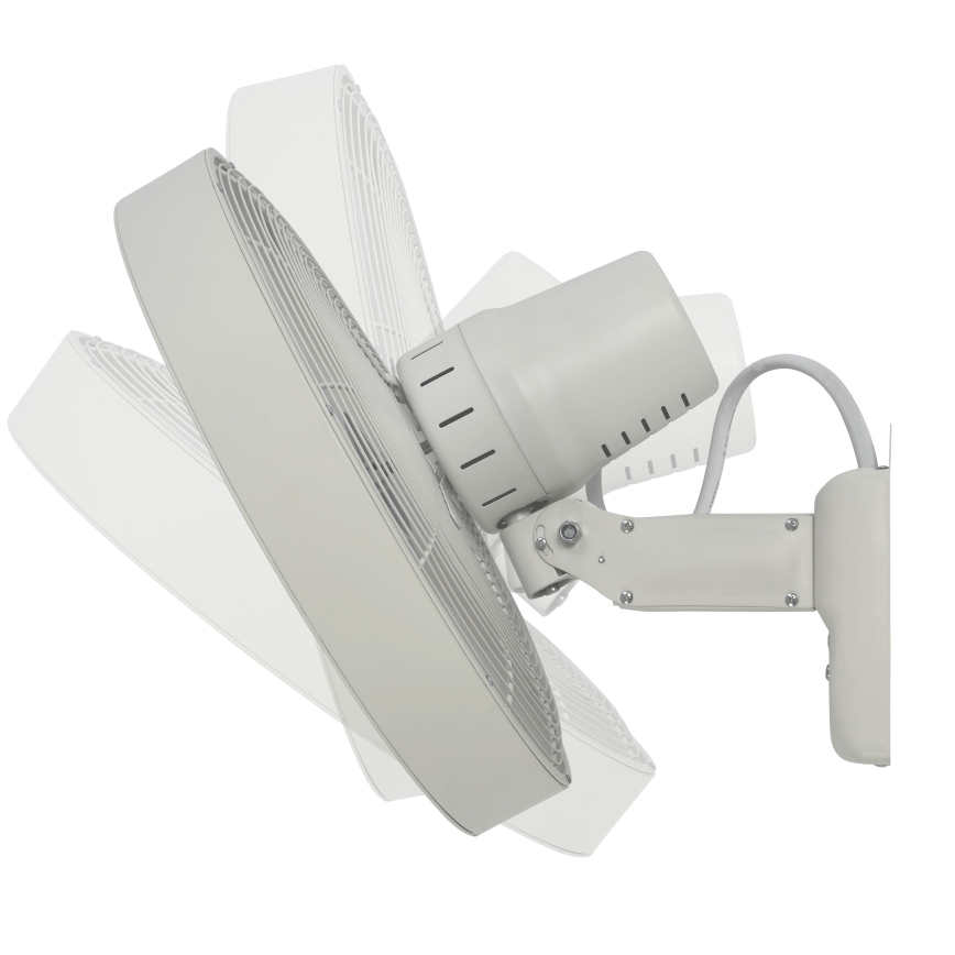 ZEVENTI - Stenski ventilator FREEZE 50W/230V pr. 40 cm bela + Daljinski upravljalnik