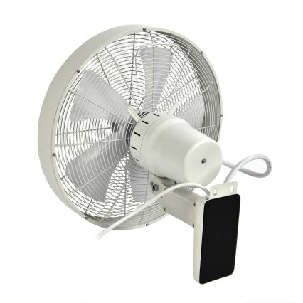ZEVENTI - Stenski ventilator FREEZE 50W/230V pr. 40 cm bela + Daljinski upravljalnik