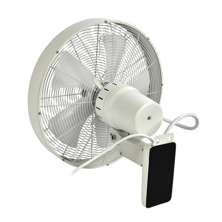 ZEVENTI - Stenski ventilator FREEZE 50W/230V pr. 40 cm bela + Daljinski upravljalnik