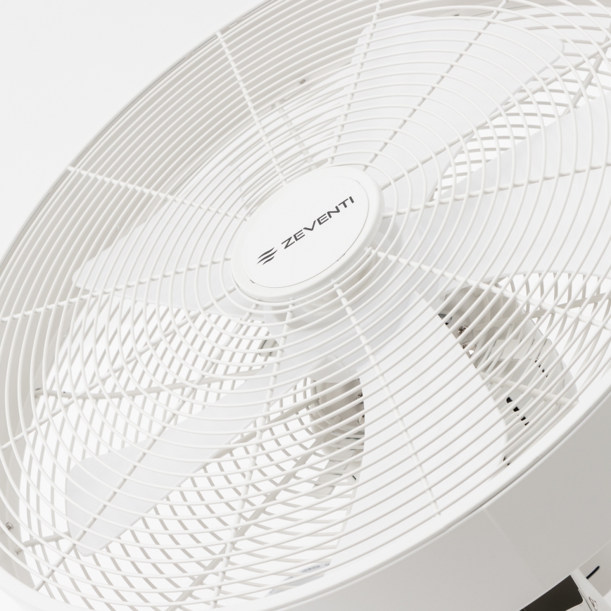 ZEVENTI - Stenski ventilator FREEZE 50W/230V pr. 40 cm bela + Daljinski upravljalnik