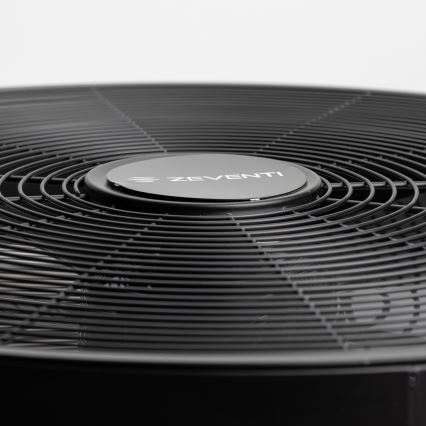 ZEVENTI - Stenski ventilator FREEZE 50W/230V pr. 40 cm črna + Daljinski upravljalnik