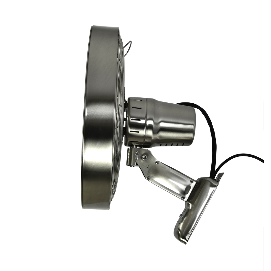 ZEVENTI - Stenski ventilator FREEZE 50W/230V pr. 40 cm mat krom + Daljinski upravljalnik
