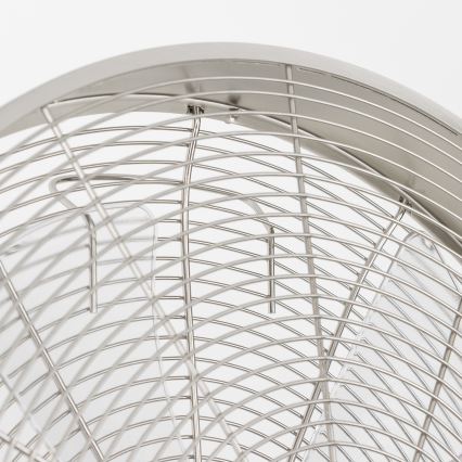ZEVENTI - Stenski ventilator FREEZE 50W/230V pr. 40 cm mat krom + Daljinski upravljalnik