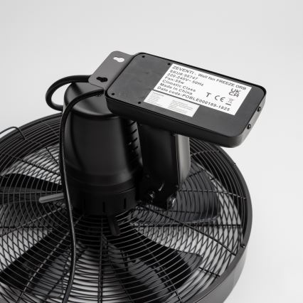 ZEVENTI - Stenski ventilator FREEZE 50W/230V, premer 45 cm, črna + daljinski upravljalnik