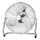 ZEVENTI - Stojalni ventilator FLOW 100W/230V premer 54 cm sijajni krom