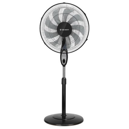 ZEVENTI - stojni ventilator FLOW 55 W/230 V 130 cm črna + daljinski upravljalnik