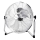 ZEVENTI - Stojni ventilator FLOW 60W/230V 44,5 cm sijajni krom