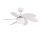 ZEVENTI - Stropni ventilator FAMARA 1xE14/60W/230V bela