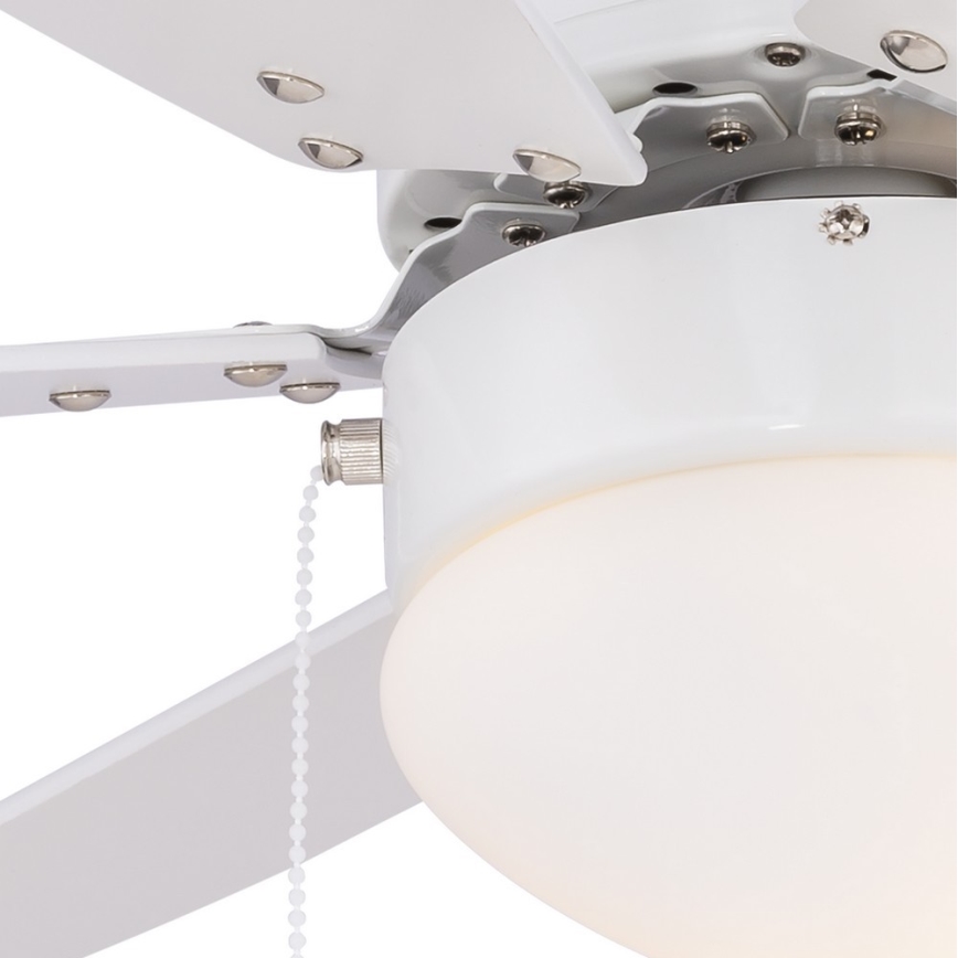 ZEVENTI - Stropni ventilator FAMARA 1xE14/60W/230V bela