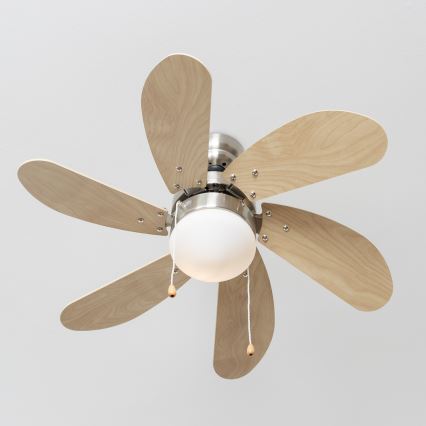 ZEVENTI - Stropni ventilator FAMARA 1xE14/60W/230V bež