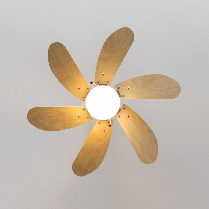 ZEVENTI - Stropni ventilator FAMARA 1xE14/60W/230V bež