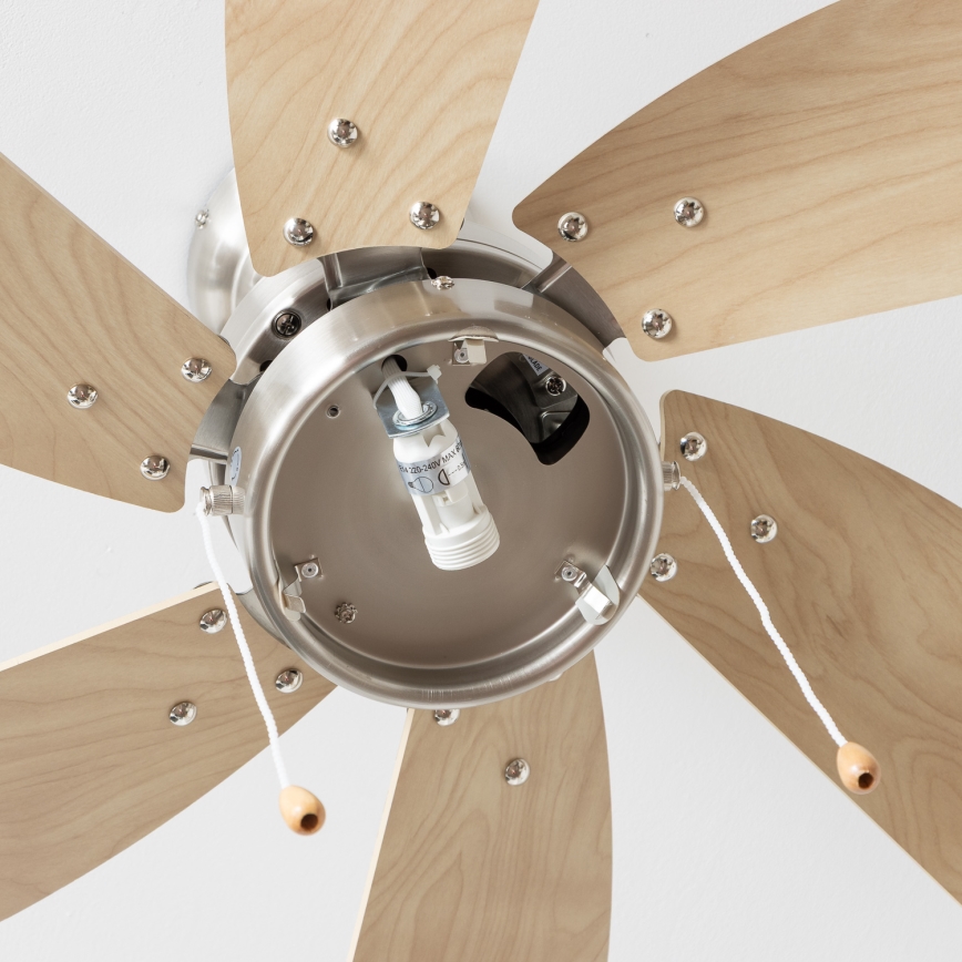 ZEVENTI - Stropni ventilator FAMARA 1xE14/60W/230V bež