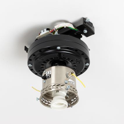 ZEVENTI - Stropni ventilator GALDANA 1xE27/60W/230V rjava/bež