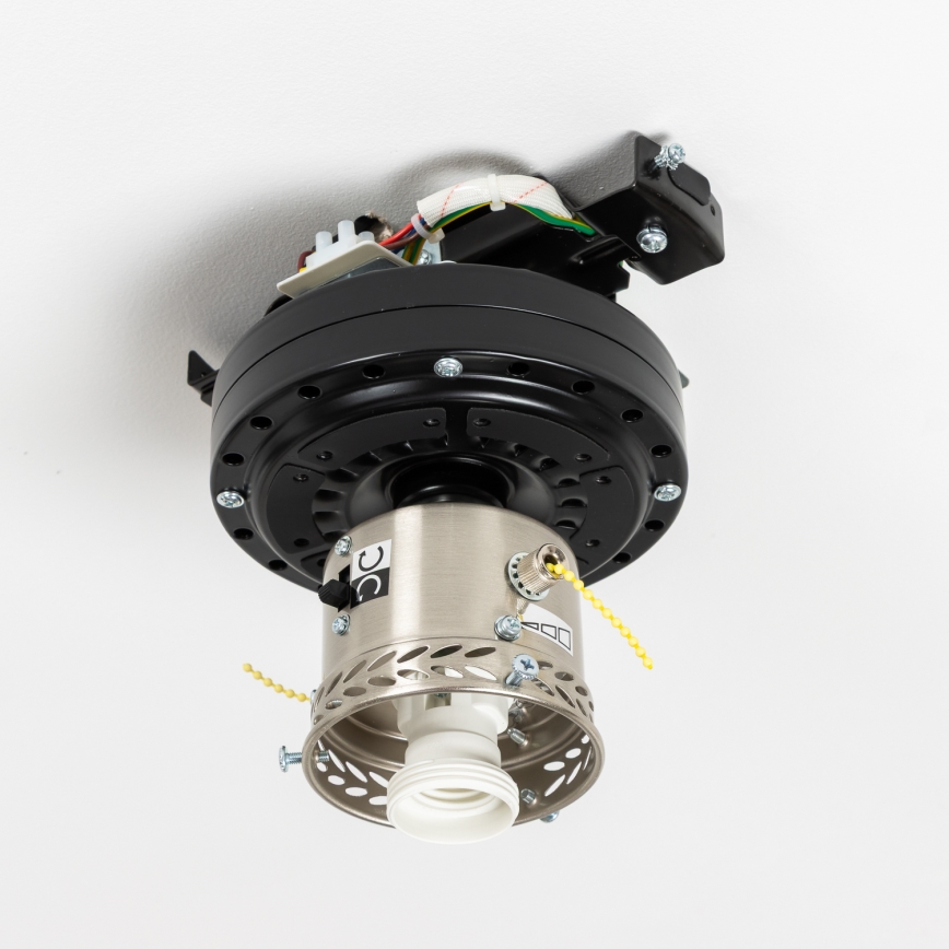 ZEVENTI - Stropni ventilator GALDANA 1xE27/60W/230V rjava/bež