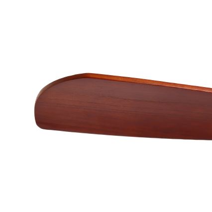 ZEVENTI - Stropni ventilator LIONI Wi-Fi Tuya mat krom/hrast + Daljinski upravljalnik