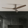 ZEVENTI - Stropni ventilator SPELLO Wi-Fi Tuya mat krom/hrast + Daljinski upravljalnik