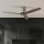 ZEVENTI - Stropni ventilator SPELLO Wi-Fi Tuya mat krom/hrast + Daljinski upravljalnik