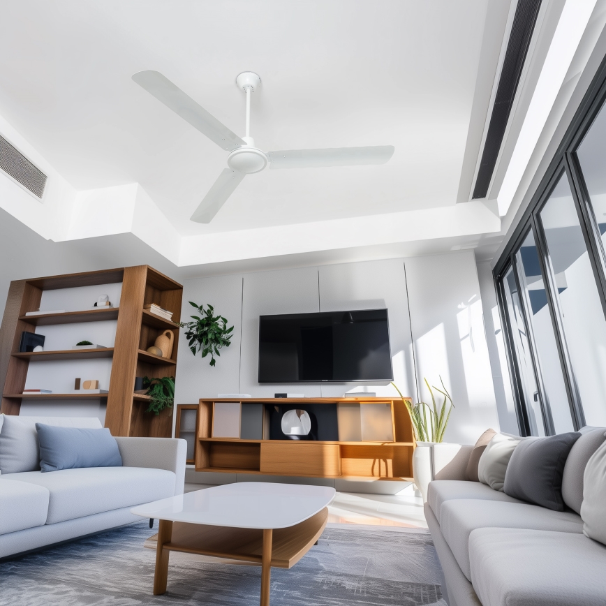 ZEVENTI - Stropni ventilator TOFINO bela