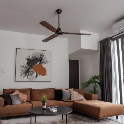 ZEVENTI - Stropni ventilator TOFINO rjava