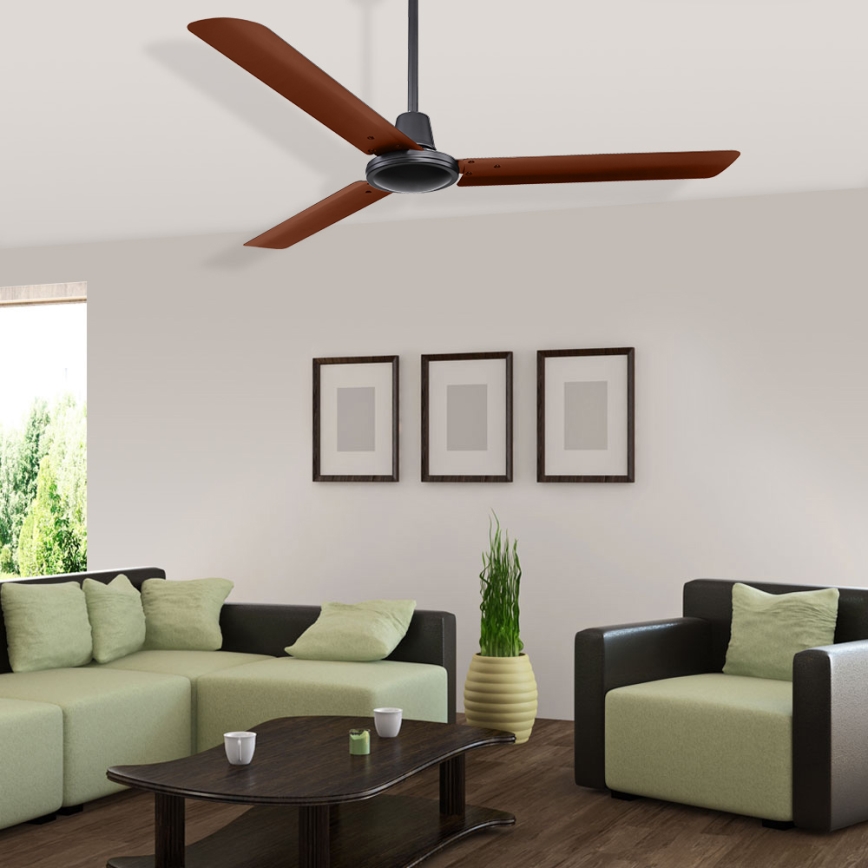 ZEVENTI - Stropni ventilator TOFINO rjava