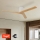 ZEVENTI - Stropni ventilator VELLON Wi‑Fi Tuya bela/paulovnija + daljinski upravljalnik