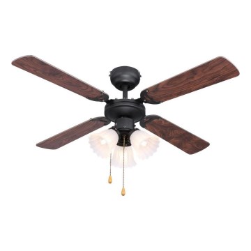 ZEVENTI - Stropni ventilator ZURRIOLA 3xE27/60W/230V