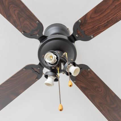ZEVENTI - Stropni ventilator ZURRIOLA 3xE27/60W/230V