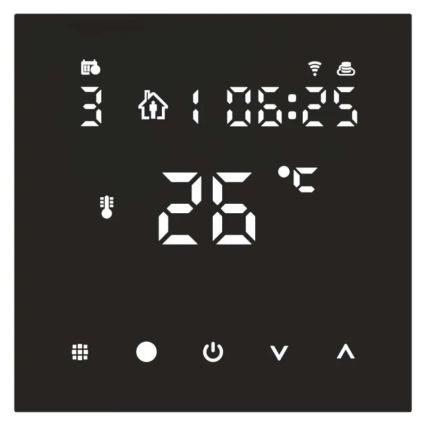 Žični termostat GoSmart 230/16A z Wi‑Fi za talno ogrevanje