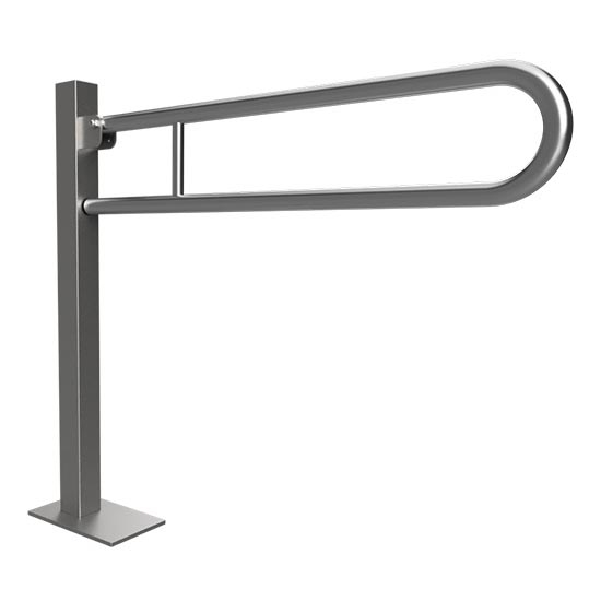 Zložljiv nosilec 15,3x87 cm nerjavno jeklo/srebrna