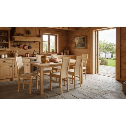 Zložljiva jedilna miza LIAM hrast sonoma