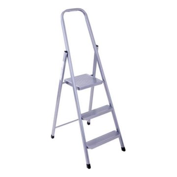 Zložljiva lestev s 3 stopnicami 132x45 cm