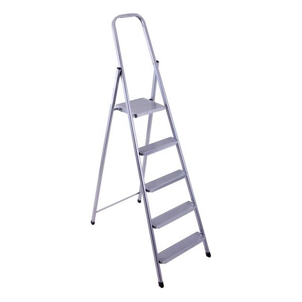Zložljiva lestev s 5 stopnicami 180x51 cm