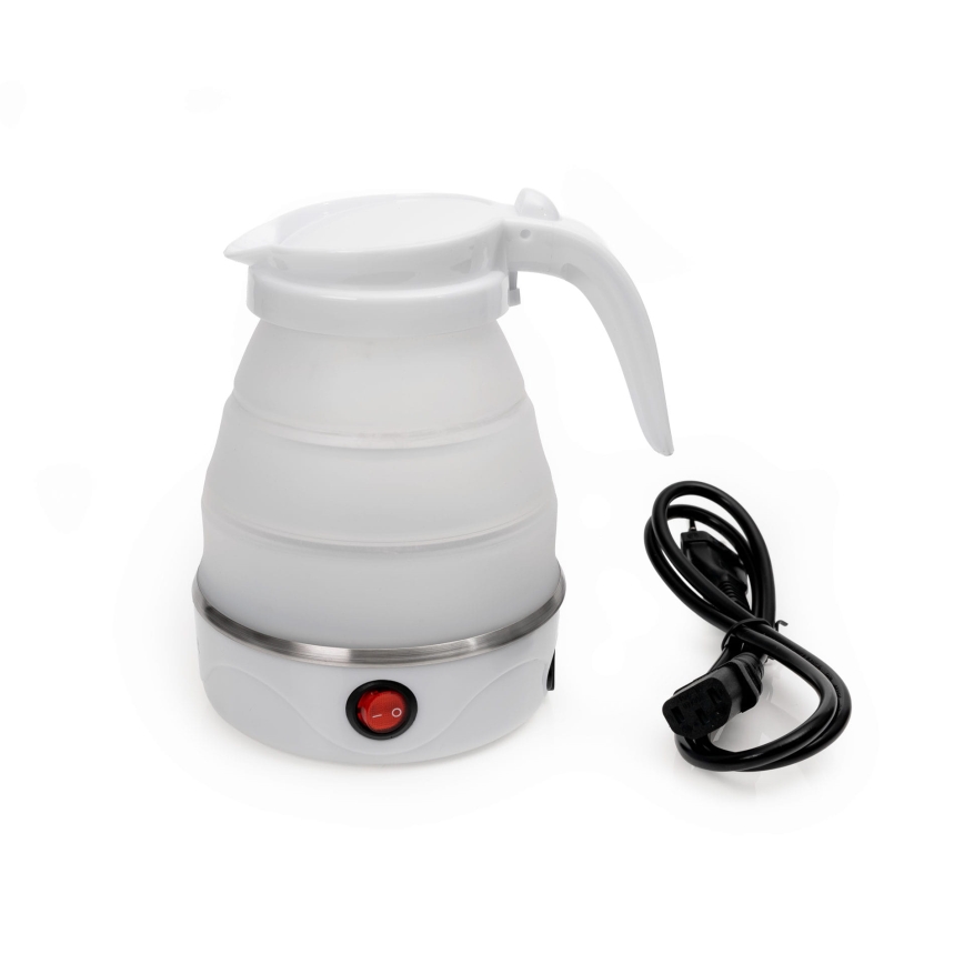 Zložljivi grelnik vode 0,6l 600W/230V bela