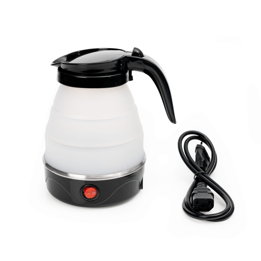 Zložljivi grelnik vode 0,6l 600W/230V črna