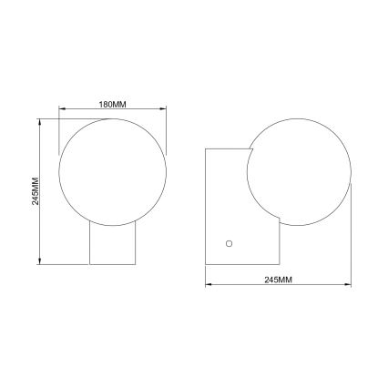 Zuma Line - Stenska svetilka 1xE27/25W/230V zlata