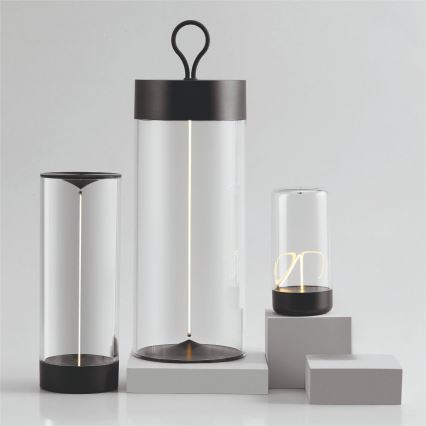 Zuma Line - LED Zatemnitvena polnilna namizna svetilka LED/0,5W/230V črna IP54
