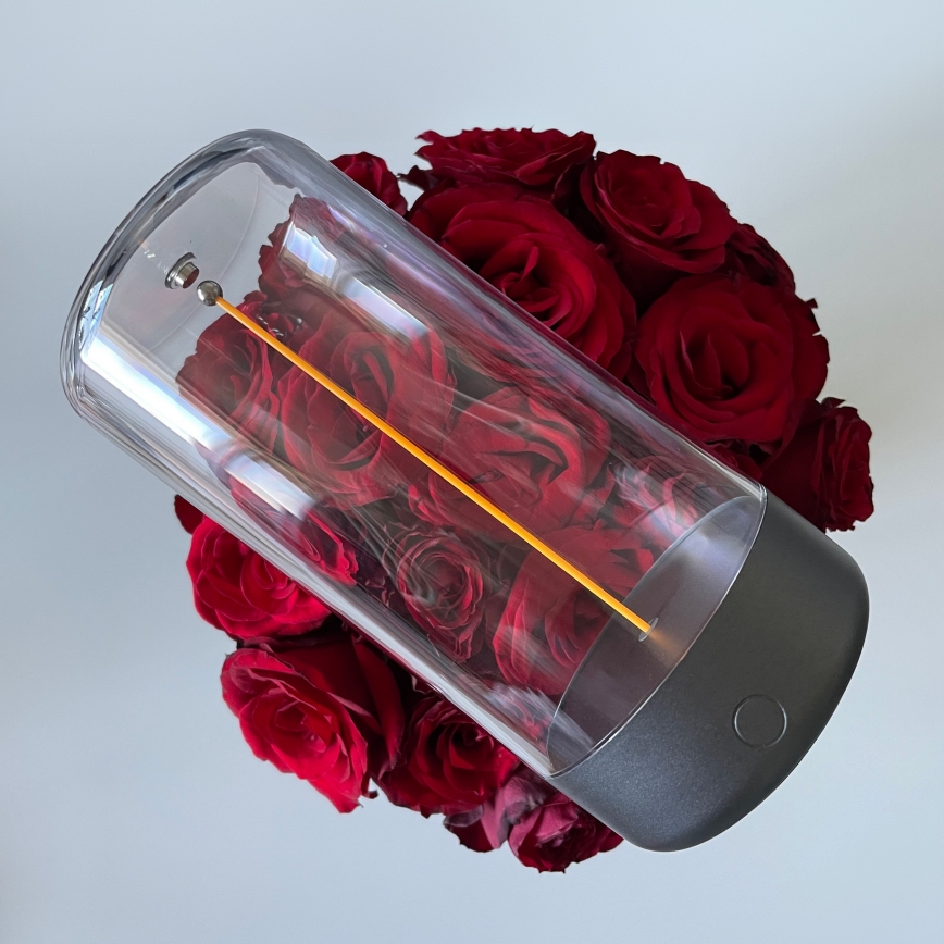 Zuma Line - LED Zatemnitvena polnilna namizna svetilka LED/0,5W/230V črna IP54