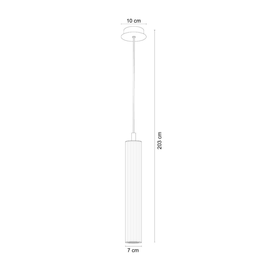 Zuma Line - Viseča svetilka na kablu 1xE14/7W/230V zlata