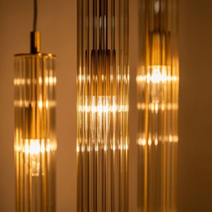 Zuma Line - Lestenec na žici 3xE14/7W/230V zlata