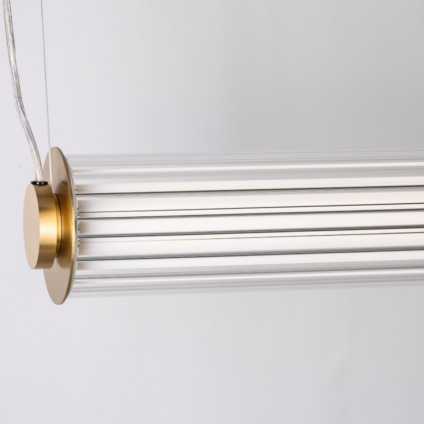 Zuma Line - zatemnjevalni LED viseči lestenec na kablu LED/39W/230V 2700-6500K zlata + daljinski upravljalnik
