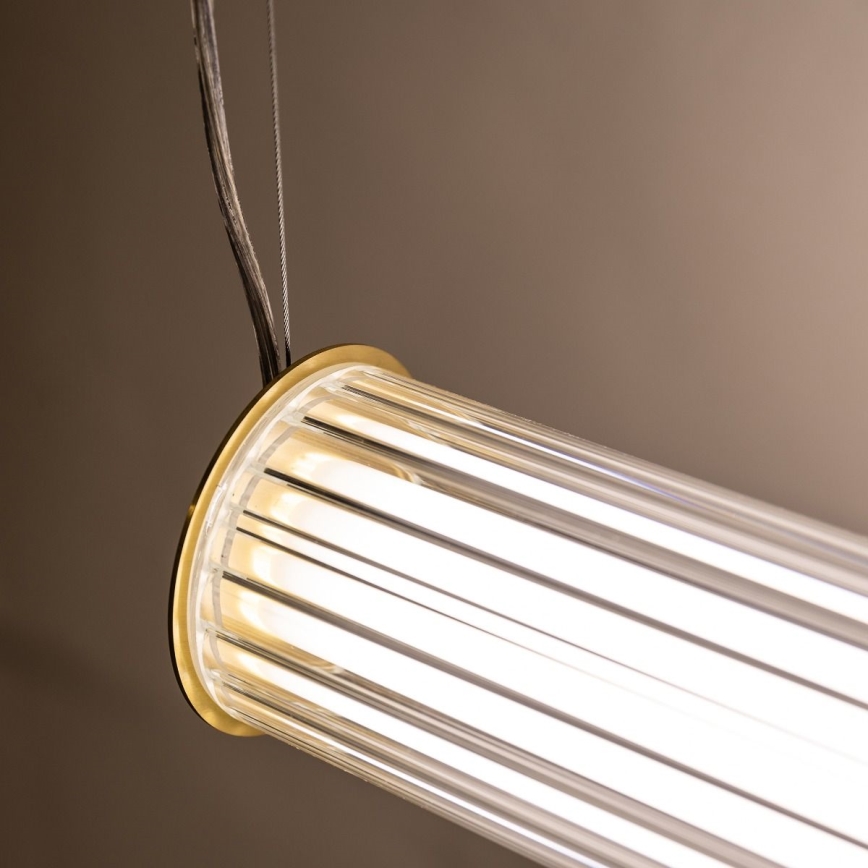 Zuma Line - zatemnjevalni LED viseči lestenec na kablu LED/39W/230V 2700-6500K zlata + daljinski upravljalnik