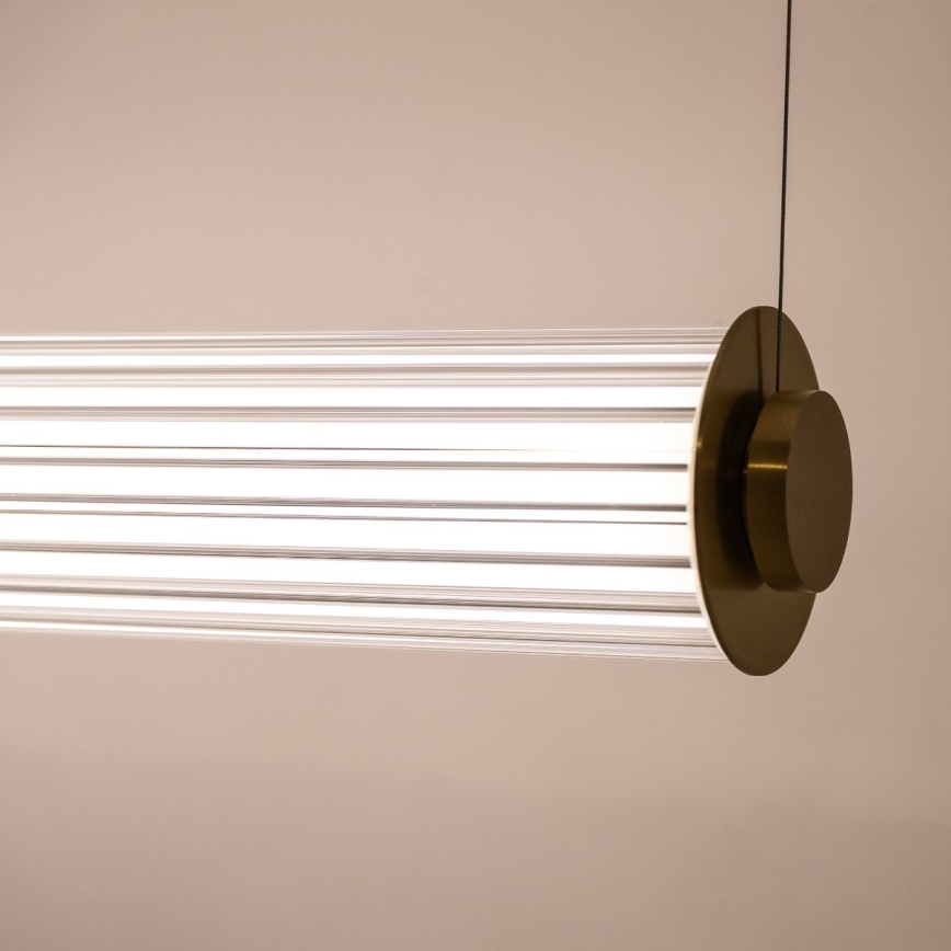 Zuma Line - zatemnjevalni LED viseči lestenec na kablu LED/39W/230V 2700-6500K zlata + daljinski upravljalnik