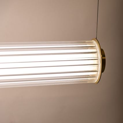 Zuma Line - zatemnjevalni LED viseči lestenec na kablu LED/39W/230V 2700-6500K zlata + daljinski upravljalnik