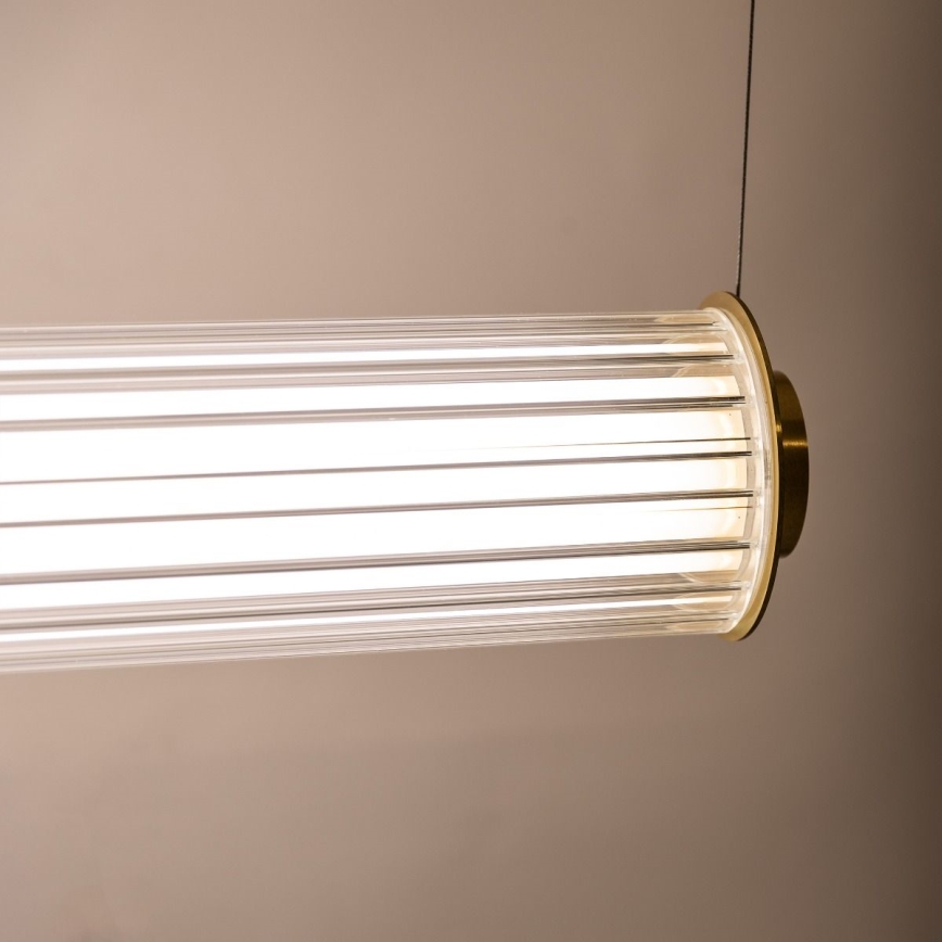 Zuma Line - zatemnjevalni LED viseči lestenec na kablu LED/39W/230V 2700-6500K zlata + daljinski upravljalnik