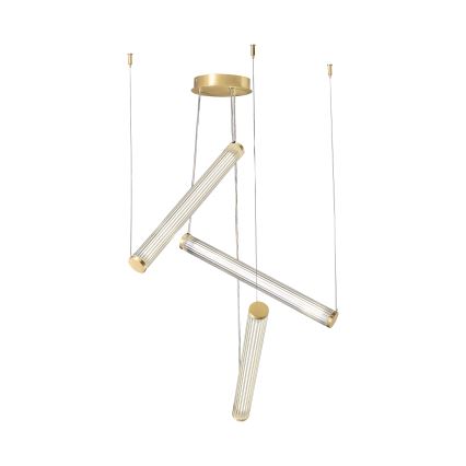 Zuma Line - LED zatemljiv lestenec na jekleni vrvici LED/64W/230V 2700-6500K zlati + daljinski upravljalnik