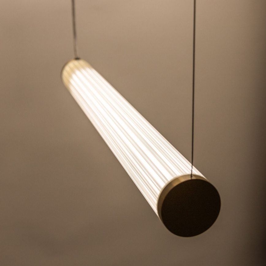 Zuma Line - LED zatemljiv lestenec na jekleni vrvici LED/64W/230V 2700-6500K zlati + daljinski upravljalnik