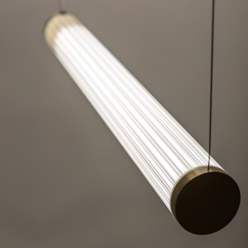 Zuma Line - LED zatemljiv lestenec na jekleni vrvici LED/64W/230V 2700-6500K zlati + daljinski upravljalnik