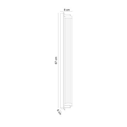 Zuma Line - zatemnjiva stenska LED svetilka LED/26W/230V 2700-6500K zlata + daljinski upravljalnik